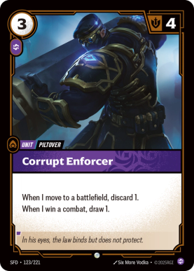 Corrupt Enforcer [SFD-123] [C]