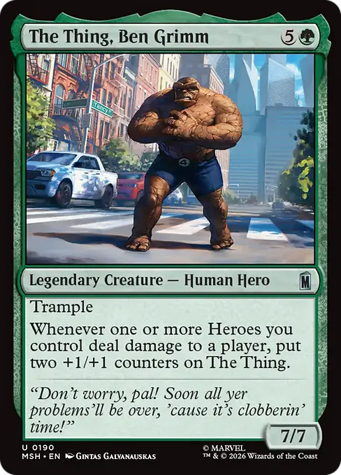The Thing, Ben Grimm [MSH-190] [U]
