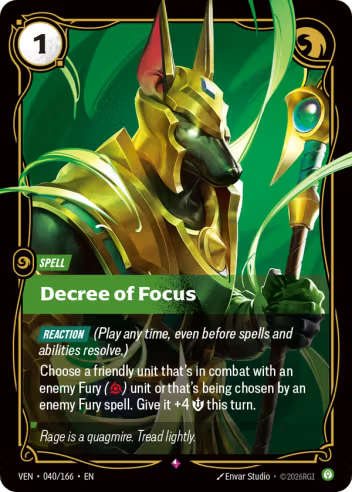 Decree of Focus [VEN-040R]