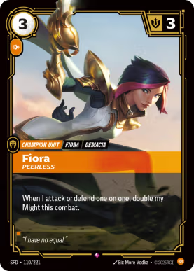 Fiora - Peerless [SFD-110] [R]