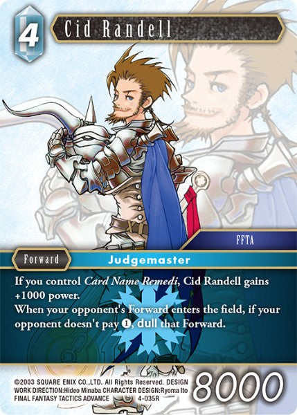 Cid Randell (04-035R) [Opus 4]