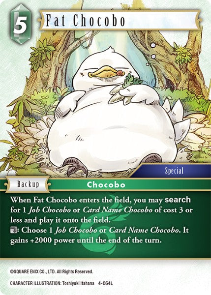 Fat Chocobo (04-064L) [Opus 4]