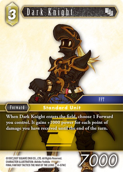 Dark Knight (04-074C) [Opus 4]