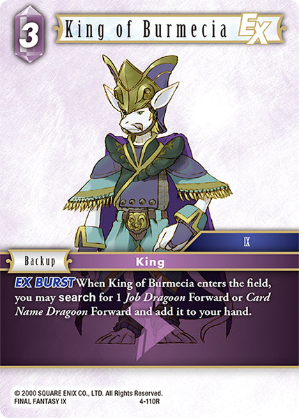 King of Burmecia (04-110R) [Opus 4]