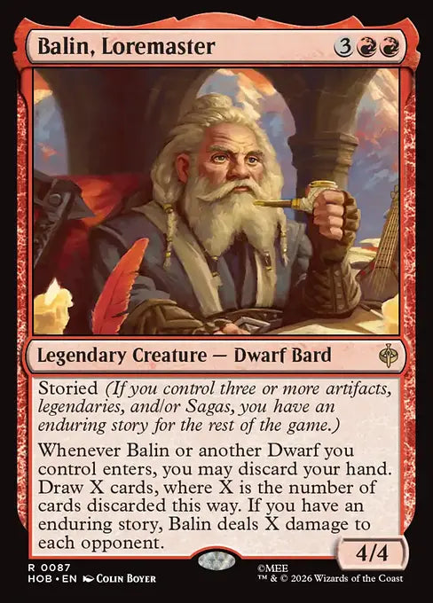 Balin, Loremaster [HOB-087] [R]