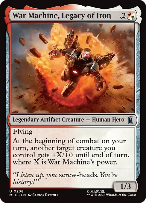 War Machine, Legacy of Iron [MSH-238] [U]