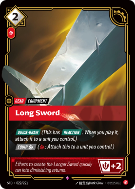 Long Sword [SFD-022] [R]