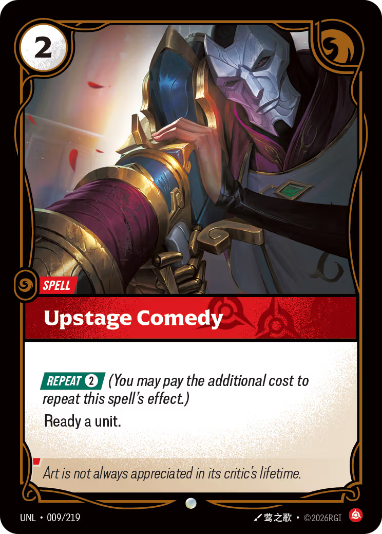 Upstage Comedy [UNL-009] [C]