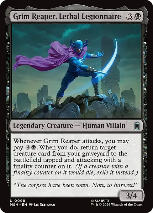Grim Reaper, Lethal Legionnaire [MSH-098] [U]
