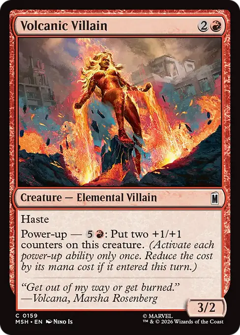 Volcanic Villain [MSH-159] [C]