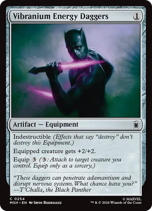 Vibranium Energy Daggers [MSH-254] [C]