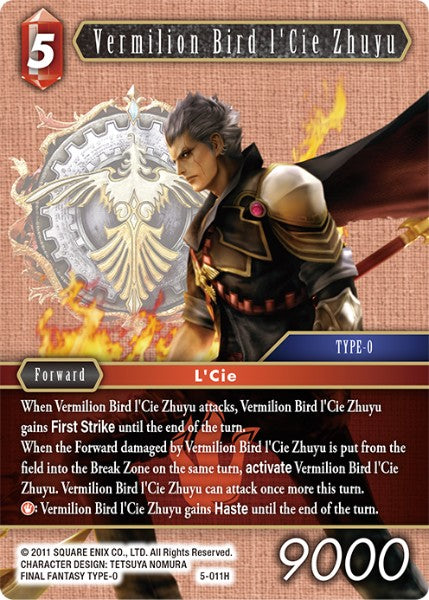 Vermilion Bird I'Cie Zhuyu (05-011H) [Opus 5]