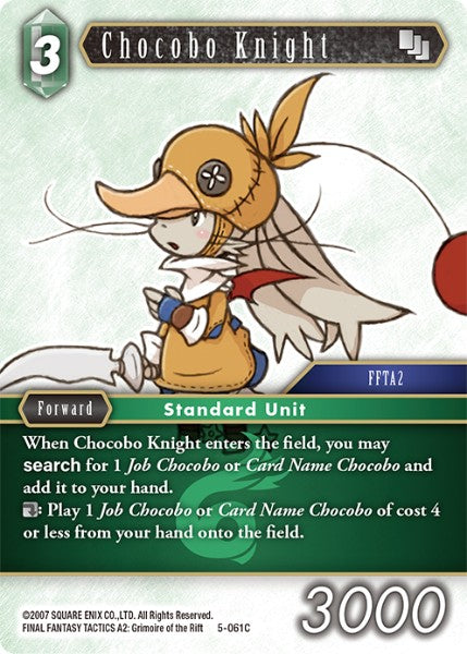 Chocobo Knight (05-061C) [Opus 5]