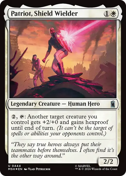 Patriot, Shield Wielder (Surge Foil)[MSH-444] [U]