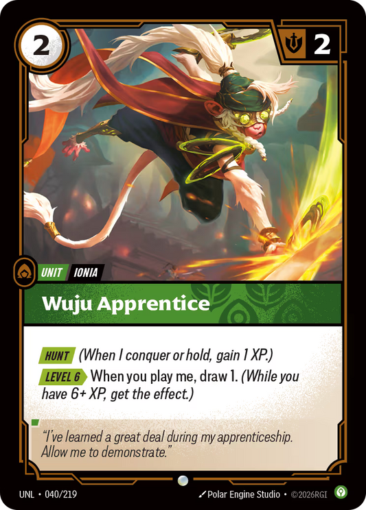 Wuju Apprentice [UNL-040] [C]
