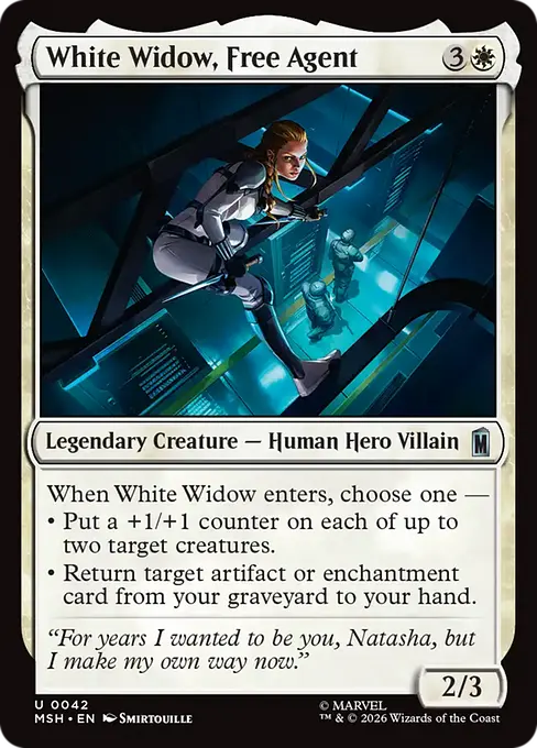White Widow, Free Agent [MSH-042] [U]