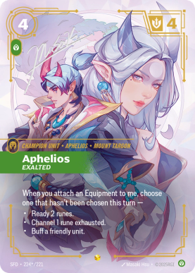 Aphelios - Exalted ON Signature [SFD-224a] [S]