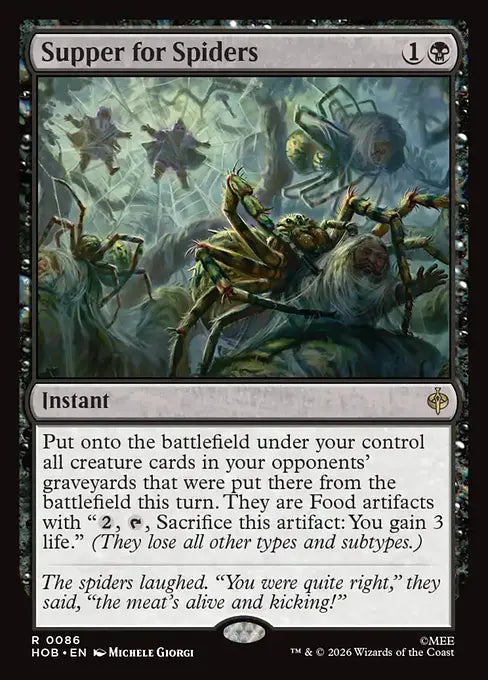 Supper for Spiders [HOB-086] [R]
