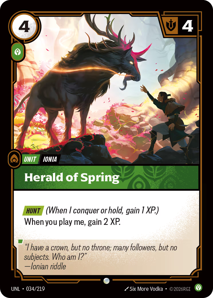 Herald of Spring [UNL-034] [C]