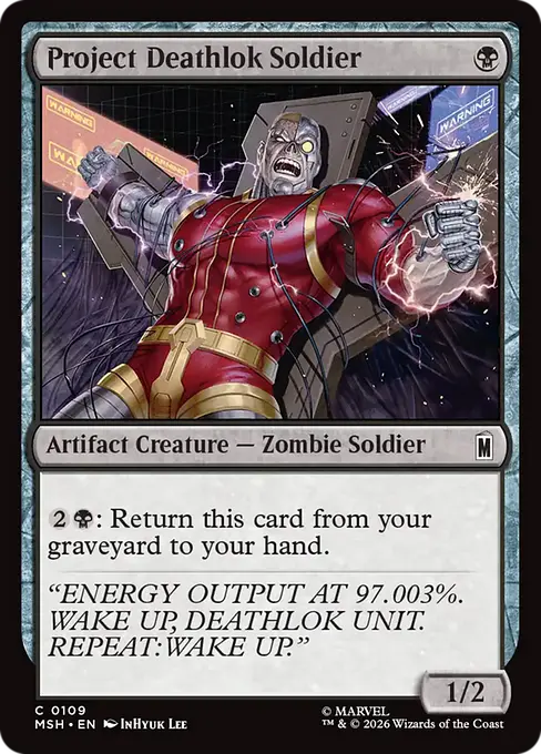 Project Deathlok Soldier [MSH-109] [C]