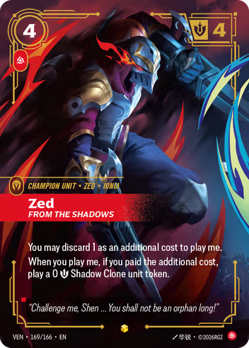 Zed - From the Shadows (Overnumbered) [VEN-169S]