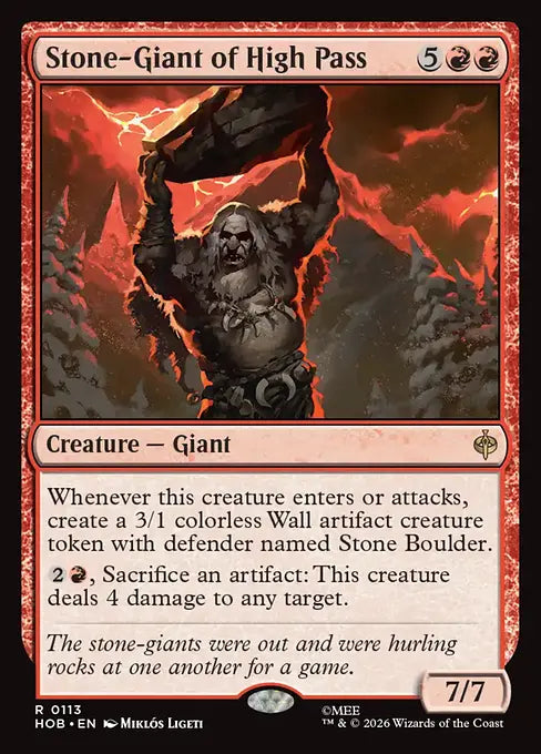 Stone-Giant of High Pass [HOB-113] [R]
