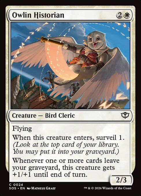 Owlin Historian [SOS-024]