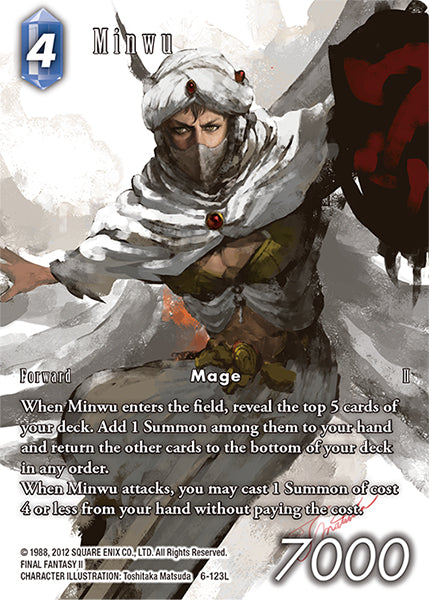 Minwu (06-123L) [Opus 6] Full Art