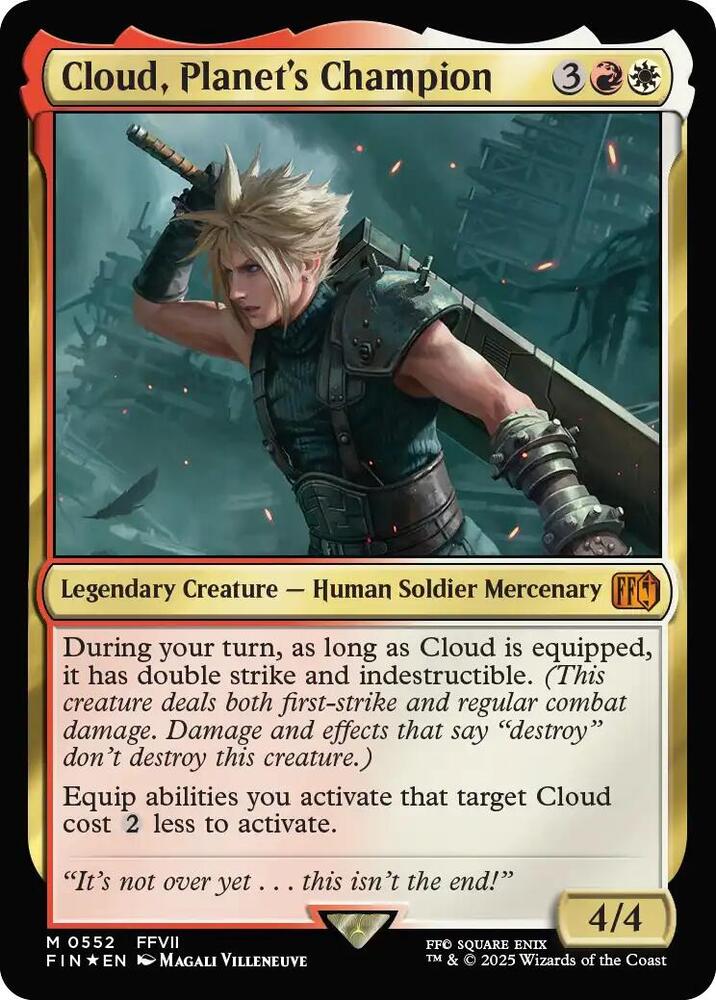 Cloud, Planet's Champion (FIN) - 552