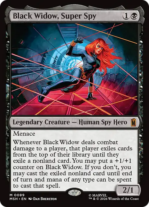Black Widow, Super Spy [MSH-089] [M]