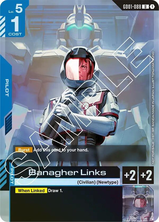 Banagher Links (Launch Event) - Gundam Promotional Cards (GCG-PR)
