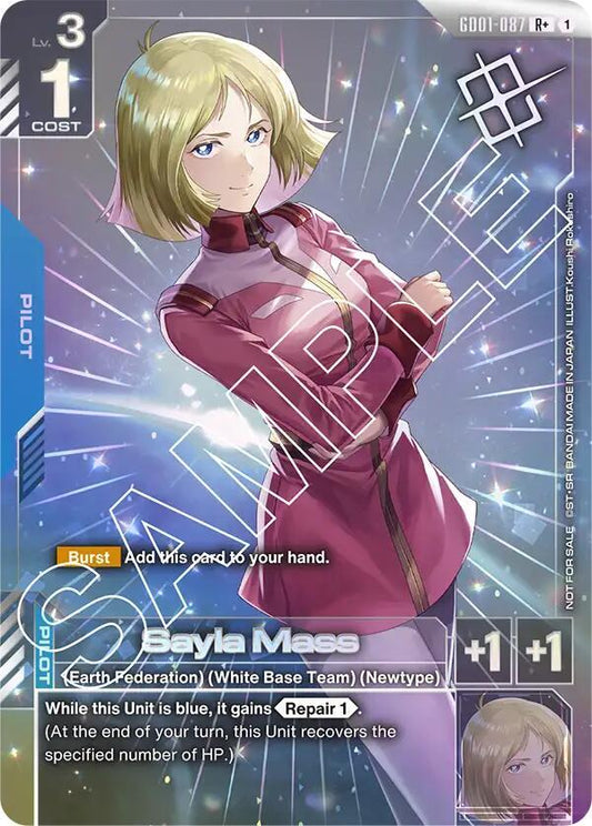 Sayla Mass (Store Tournament Winner Pack 01) - Gundam Promotional Cards