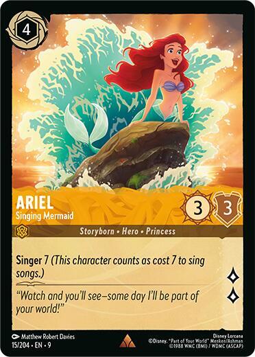 Ariel- Singing Mermaid [15/204] R (Fabled)