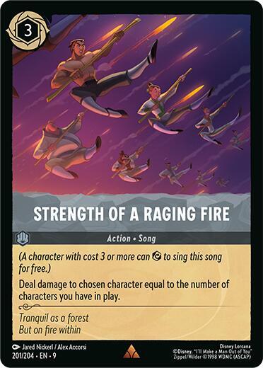 Strength of a Raging Fire [201/204] R (Fabled)