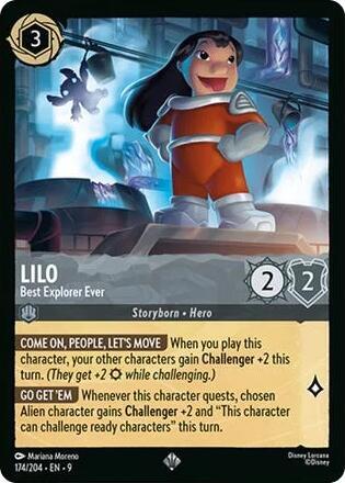 Lilo- Best Explorer Ever [174/204] SR (Fabled)