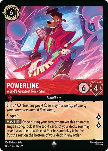 Powerline- World's Greatest Rock Star [110/204] SR (Fabled)
