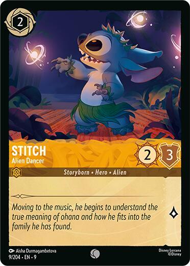 Stitch- Alien Dancer [9/204] C (Fabled)