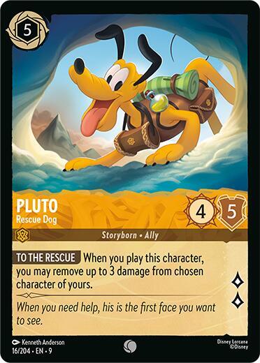 Pluto- Rescue Dog [16/204] C (Fabled)