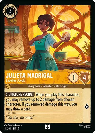 Julieta Madrigal- Excellent Cook [18/204] U (Fabled)