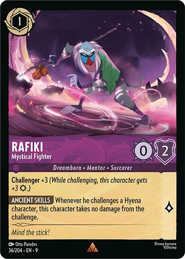 Rafiki- Mystical Fighter [36/204] R (Fabled)