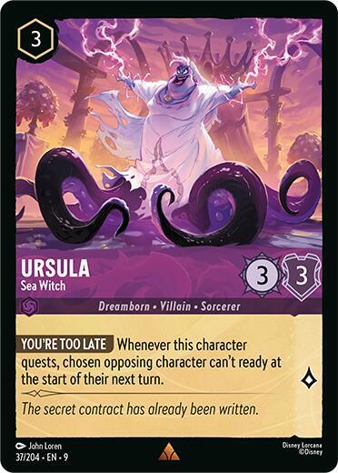 Ursula- Sea Witch [37/204] R (Fabled)