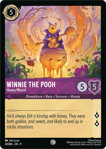 Winnie the Pooh- Hunny Wizard [41/204] C (Fabled)