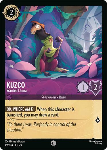 Kuzco- Wanted Llama [49/204] C (Fabled)