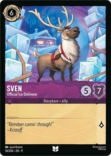 Sven- Official Ice Deliverer [56/204] U (Fabled)