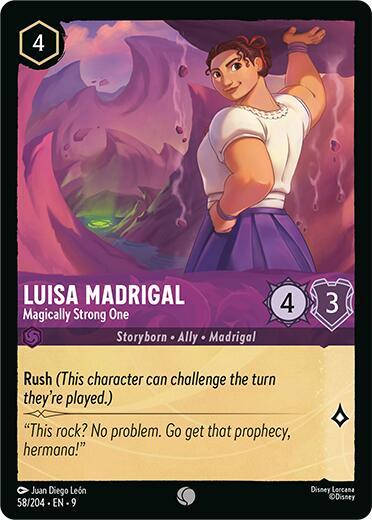 Luisa Madrigal- Magically Strong One [58/204] C (Fabled)