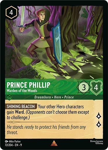 Prince Phillip- Warden of the Woods [72/204] R (Fabled)