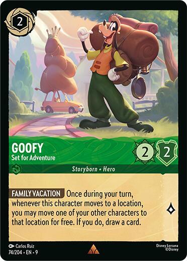 Goofy- Set for Adventure [74/204] R (Fabled)