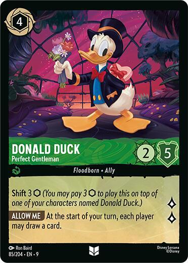Donald Duck- Perfect Gentleman [85/204] U (Fabled)