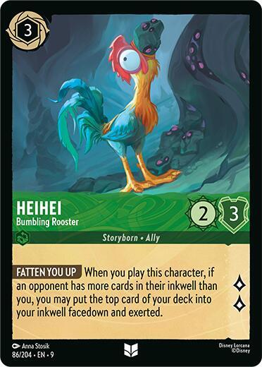 Heihei- Bumbling Rooster [86/204] U (Fabled)