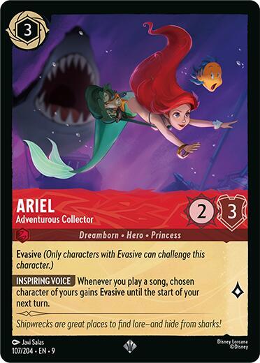Ariel- Adventurous Collector [107/204] SR (Fabled)